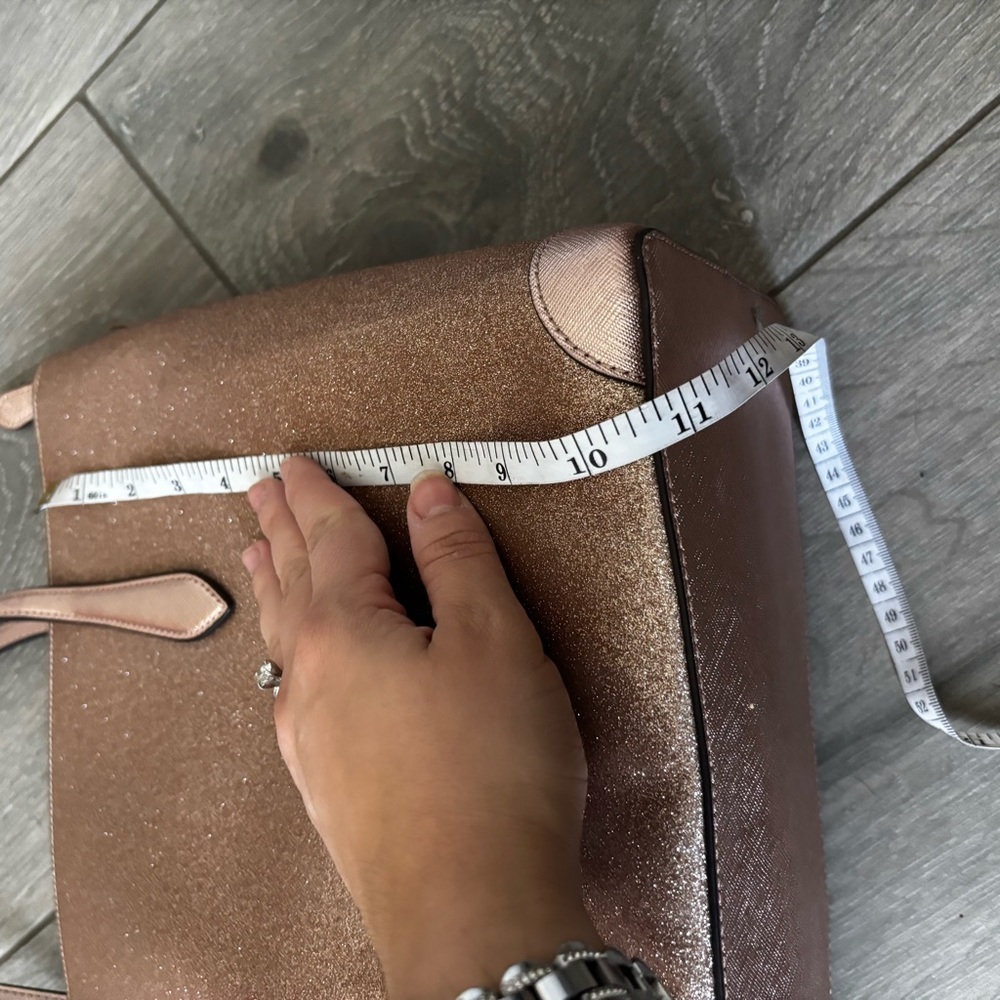 Kate Spade Rosegold sparkle purse - Picture 7 of 7